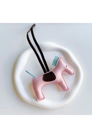 Pembe Çanta Süsü Aksesuarı Anahtarlık