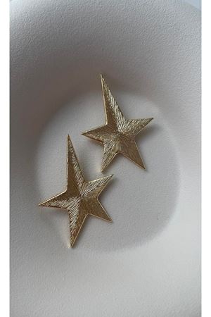 Gold Büyük Yıldız Kadın Küpe