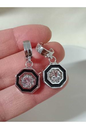 Gümüş  Serenay Model Sallantılı Kadın Küpe