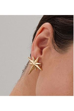 Gümüş Kuzey Yıldızı Tasarım Kadın Küpe (3CM)