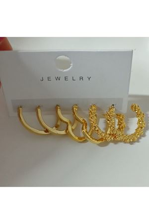 Çoklu 6 lı Set Halka Kadın Küpe