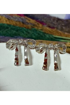 Gümüş Fiyonk Tasarım Şık Kadın Küpe