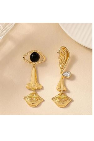 Göz Kulak Burun Dudak Gold Kadın Küpe
