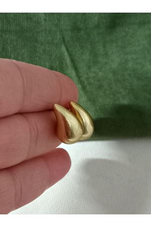 Mat Gold Mini Boy Damla  Kadın Küpe