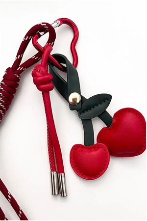 Kırmızı Kiraz Çanta Süsü Aksesuarı Anahtarlık, Araba Süsü,Çanta charmı