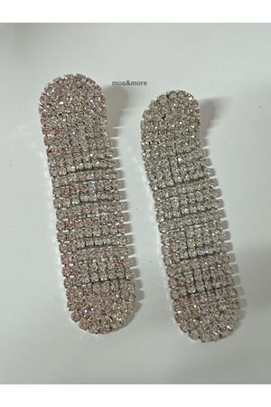 Kristal Taşlı Suyolu Sallantılı Uzun Kadın Abiye Küpe