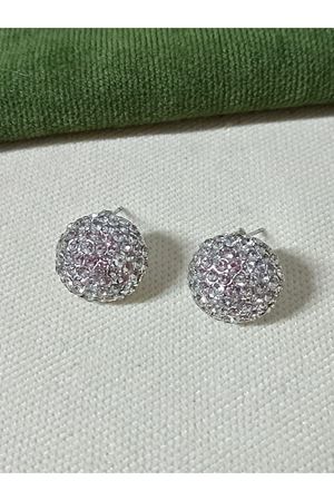 Gümüş Taşlı Küçük Şık Abiye Günlük Kadın Küpe