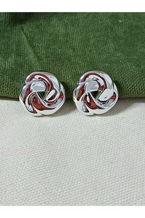 Gümüş Vintage Sarmal Kadın Küpe