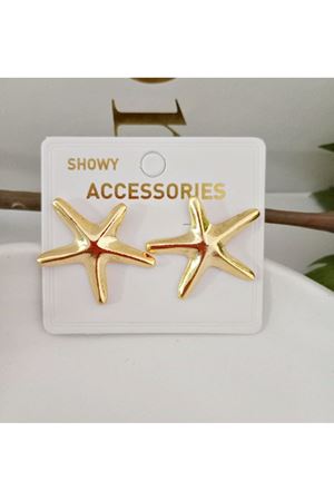 Gold Deniz Yıldızı Kadın Küpe