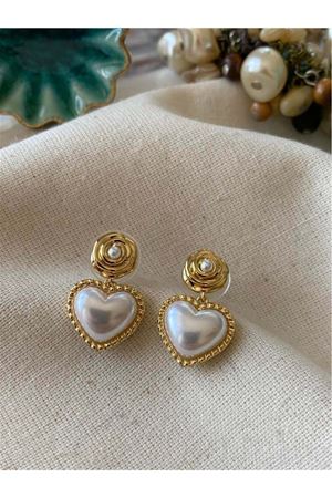 İnci Detaylı  Şık Kadın Küpe