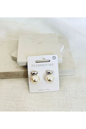 İnci Detaylı Kadın Küpe