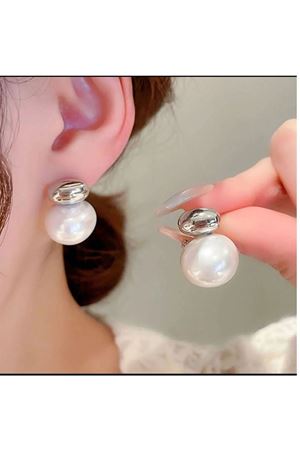 İnci Detaylı Kadın Küpe