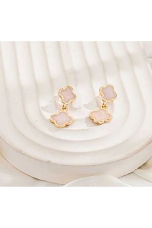 Sedefli Tasarım Sallantılı Kadın Küpe