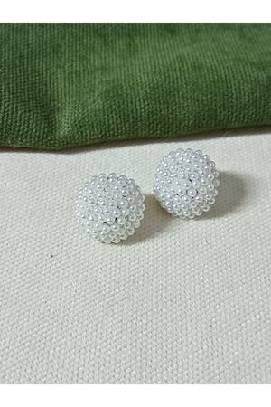 Gümüş İncili Minimal Şık Abiye Günlük Kadın Küpe