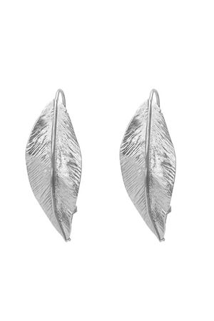 Gold Yaprak Şekil Kadın Küpe