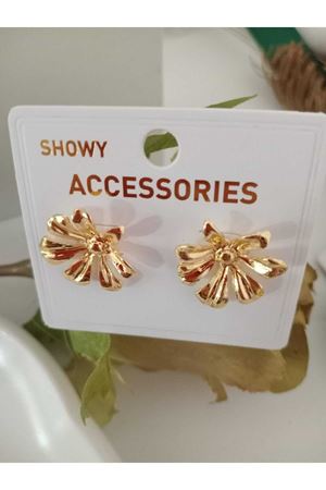 Çiçek Şekilli  Kadın Küpe