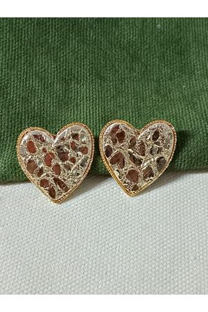 Gold Leopar Kalp Şık Abiye Günlük Küpe