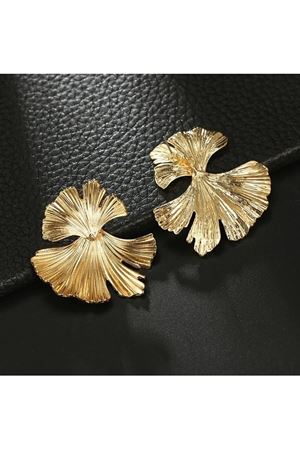 Gold Vintage Sallantılı Kadın Küpe