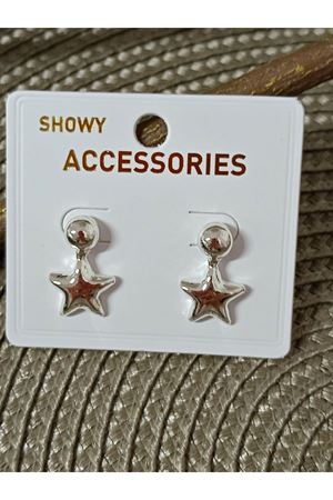 Gümüş Yıldız Mini Kadın Küpe