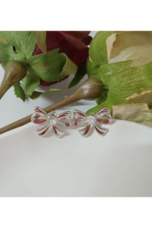 Fiyonk Kristal Taşlı Gold Küpe