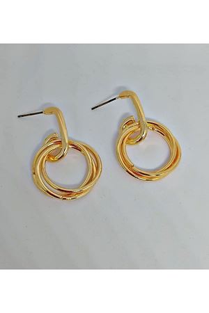 Gold Hafif Halkalar Kadın Küpe