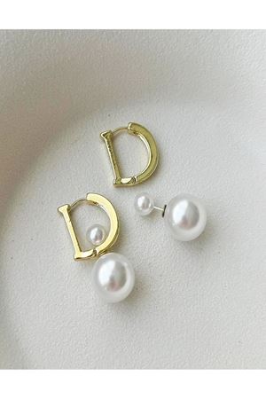Di Or Incili Gold Küpe Yeni
