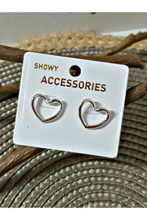 Kalp Tasarı Minimal Kadın Küpe