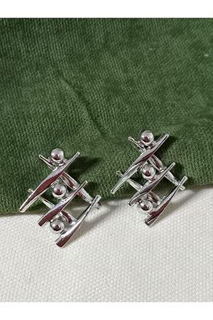 Gümüş Tasarım Şık Kadın Küpe