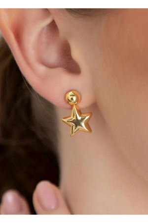 Yıldız Tasarım Mini  Kadın Küpe