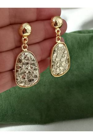 Gold Leoapar Sallantılı Şık Abiye Günlük Küpe