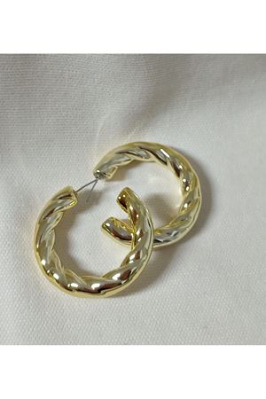 Gold Halka Marka Orta Boy Kadın Küpe