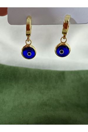 Nazar Boncuklu Küçük Küpe