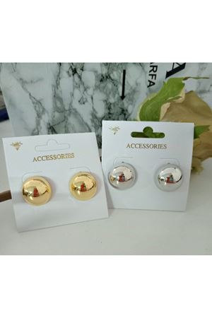 Gold Hafif Zamansız Yuvarlak Hafif Top Küpe