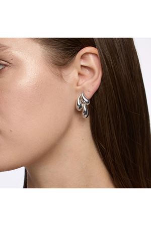 Gümüş Üç Damla  Kadın Küpe