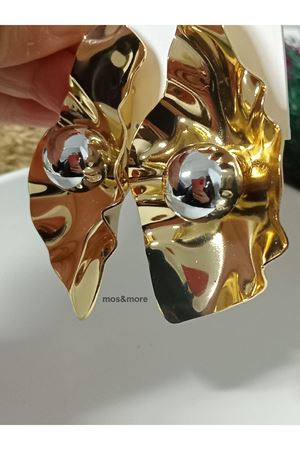 Gold Renk  Tasarım Büyük  Şık Marka Kadın Küpe