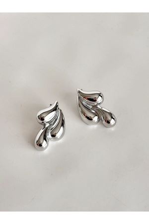 Gümüş Üç Damla  Kadın Küpe