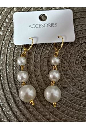 İnci Tasarım Sallantılı Kadın Küpe