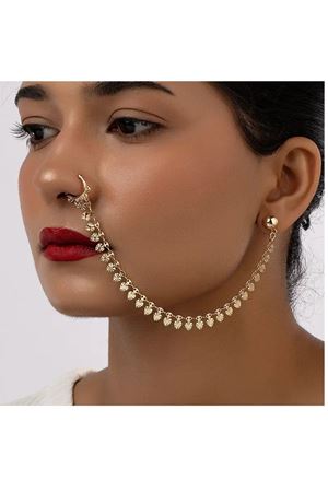 Hip hop Tarz Gold Kadın Küpe