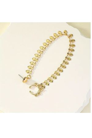 Hip hop Tarz Gold Kadın Küpe