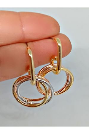 Gold Gümüş Bakır Hafif Halkalar Kadın Küpe