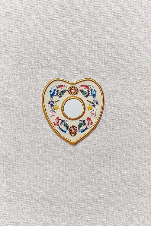 Mini Kalp Ayna (10x10 cm) - 1 Adet