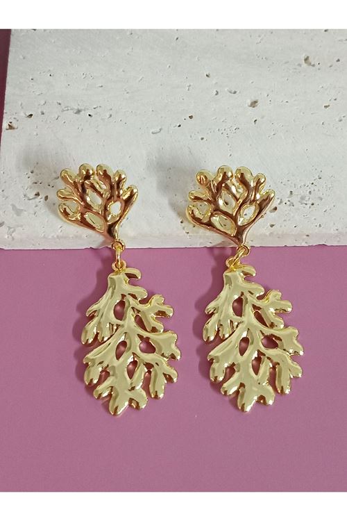 Gold Yosun Küpe