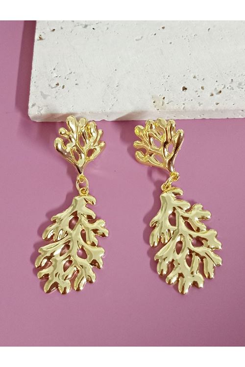 Gold Yosun Küpe