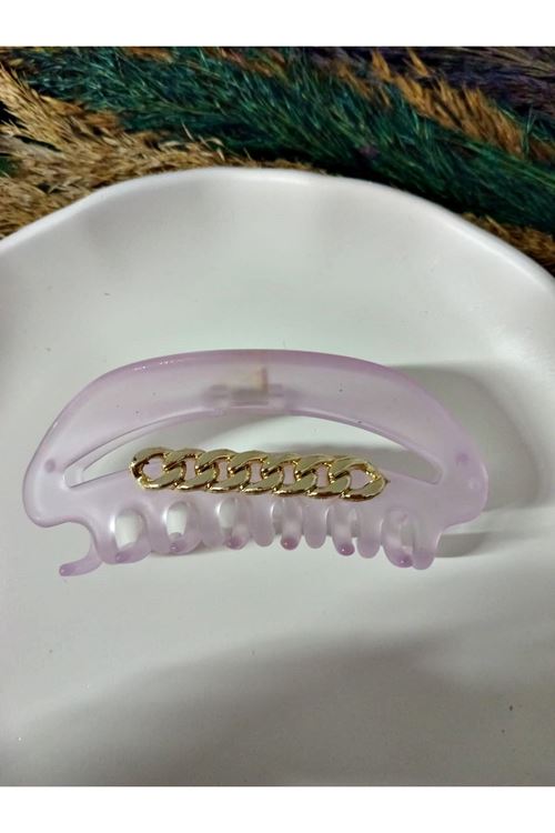 Pastel Renkli Şeffaf Görünümlü Mandal Toka