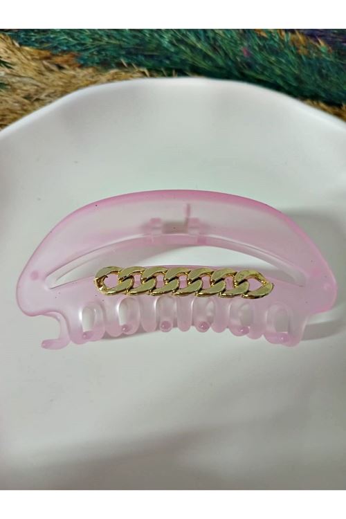 Pastel Renkli Şeffaf Görünümlü Mandal Toka