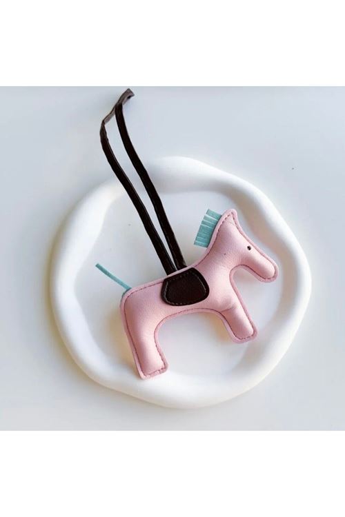 Pembe Çanta Süsü Aksesuarı Anahtarlık