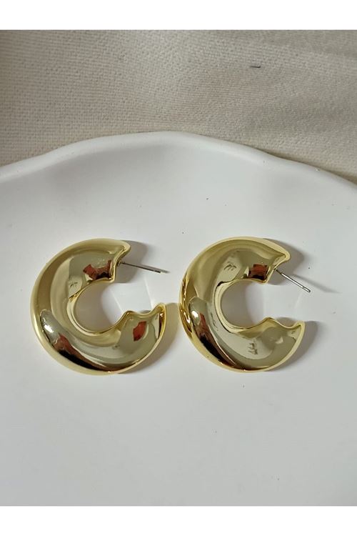 Gold Halka Marka Kadın Küpe
