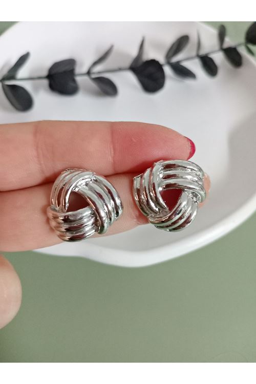 Gümüş Vintage Küçük Küpe