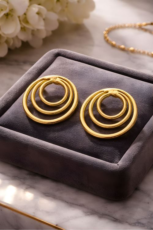 Gold İllüzyon Küpe, Hafif