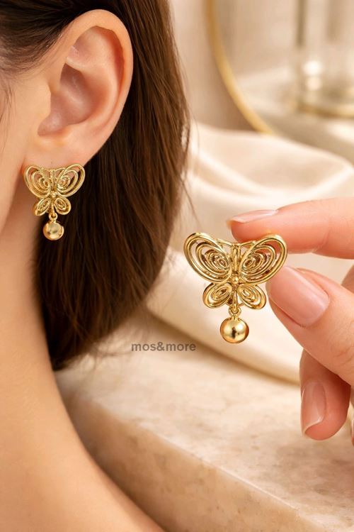 Masumiyet Müzesi Füsun Küpesi, Gold Kelebek Küpe